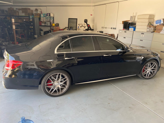 2019 Mercedes E-63 Black on Black.