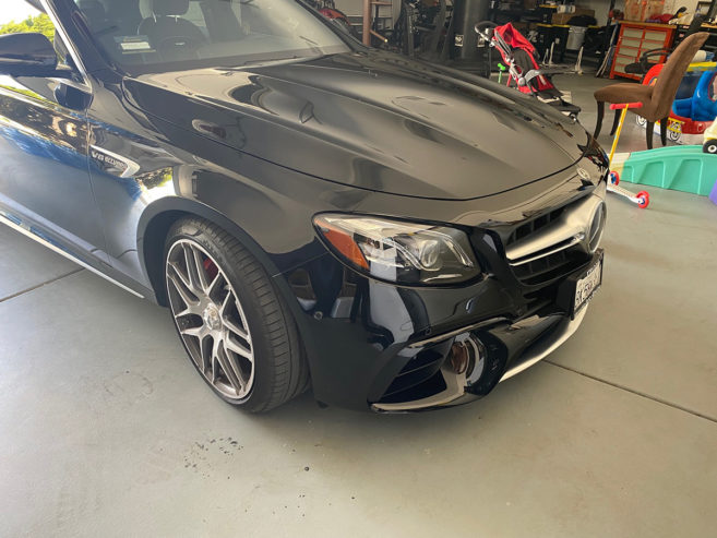 2019 Mercedes E-63 Black on Black.