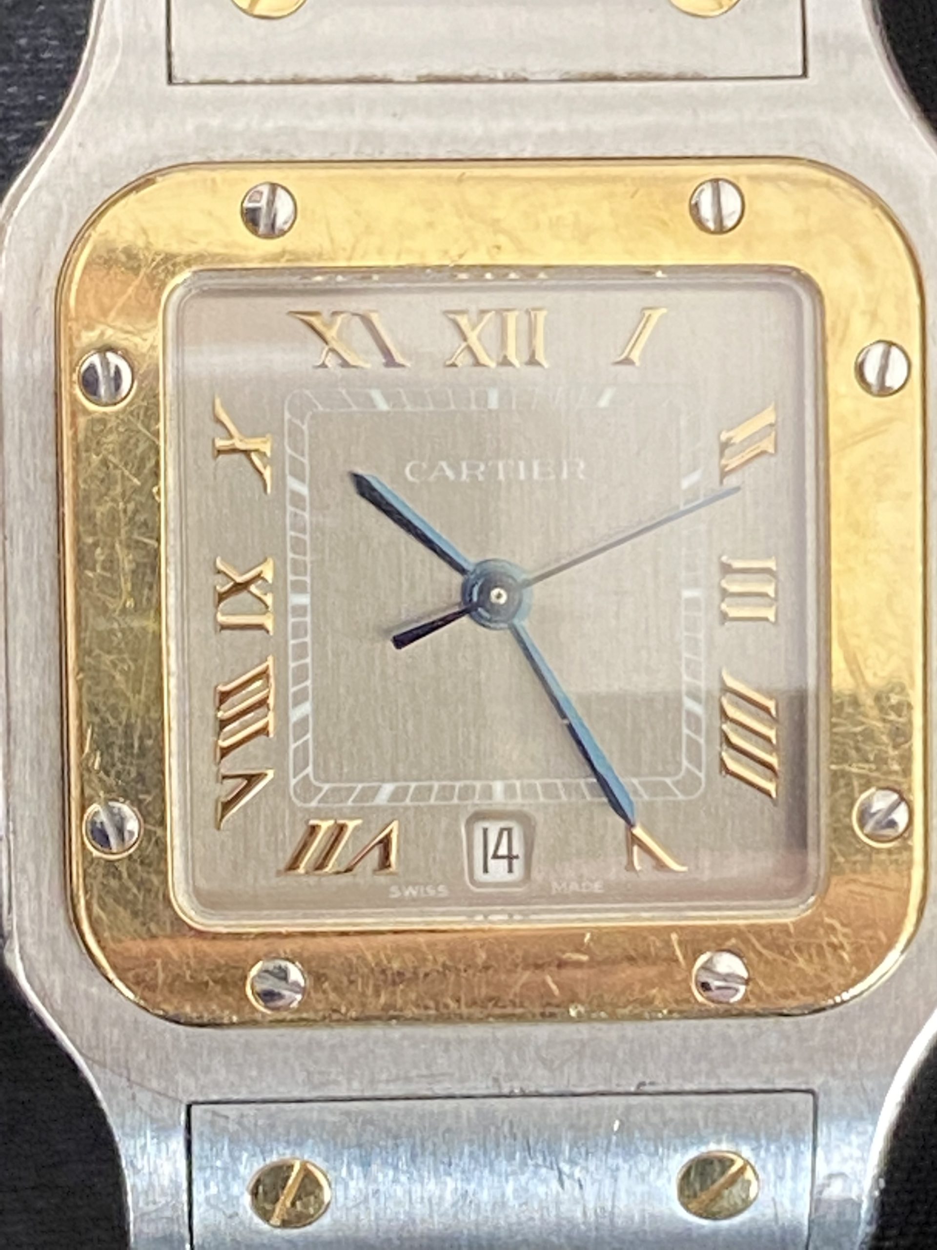 Cartier 1566 Santo’s Gold watch